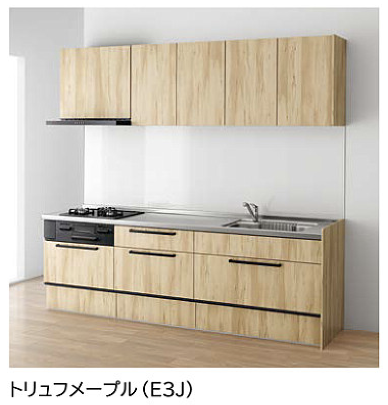 トリュフメープル_コンフォート_ラクエラ_クリナップ扉柄