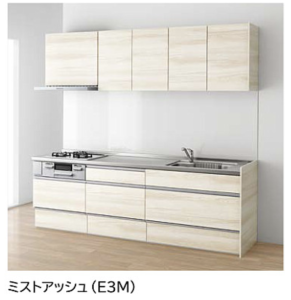 ミストアッシュ_コンフォート_ラクエラ_クリナップ扉柄