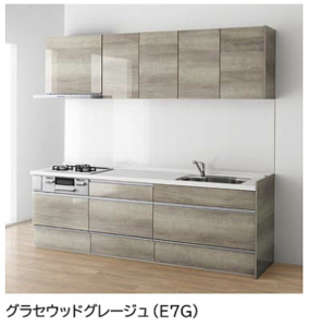 グラセウッドグレージュ_グランド_ラクエラ_クリナップ扉柄