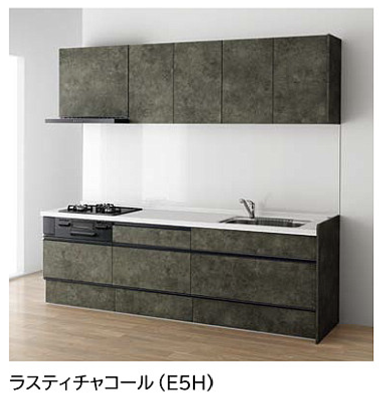 ラスティチャコール_グランド_ラクエラ_クリナップ扉柄