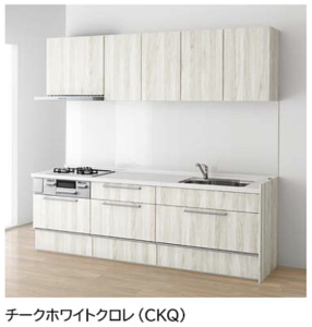 チークホワイトクロレ_グランド_ラクエラ_クリナップ扉柄