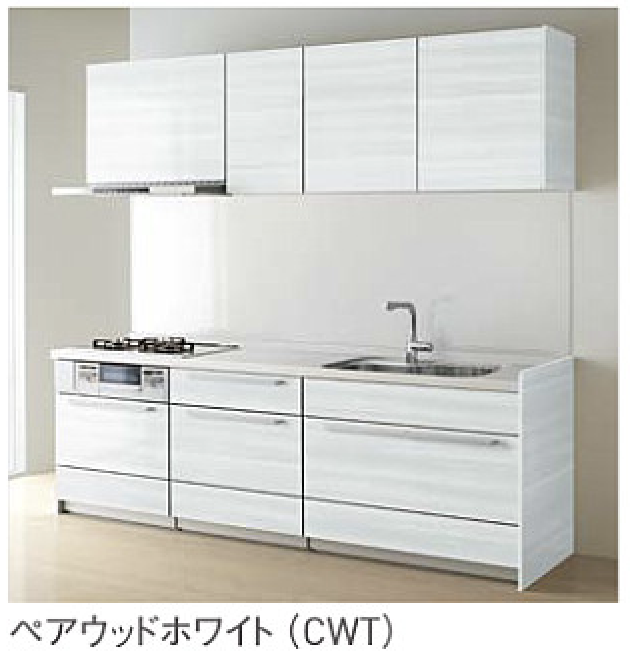 ペアウッドホワイト_クラス4_ステディア_クリナップ扉柄