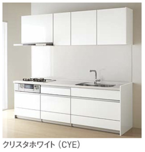 クリスタホワイト_クラス4_ステディア_クリナップ扉柄