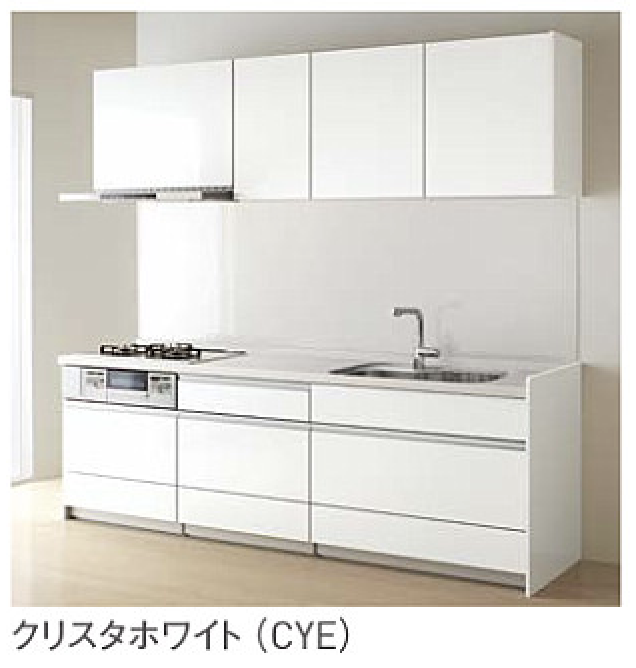 クリスタホワイト_クラス4_ステディア_クリナップ扉柄