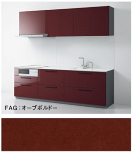 オーブボルドー_3A_ザクラッソ_TOTOキッチン扉柄