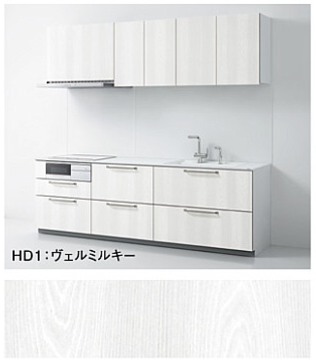 ヴェルミルキー_4B_ザクラッソ_TOTOキッチン扉柄