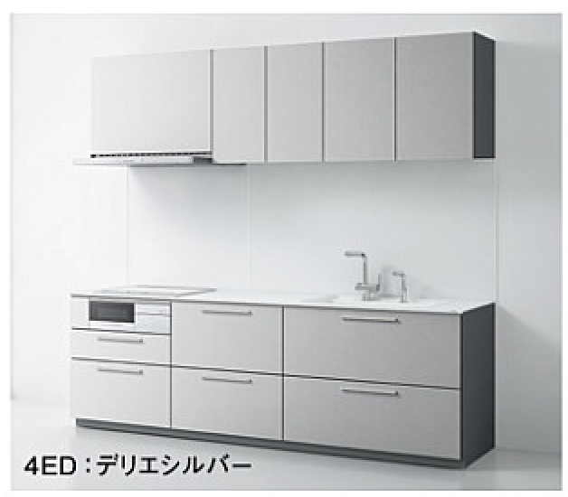 デリエシルバー_4A_ザクラッソ_TOTOキッチン扉柄