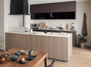 TOTOザクラッソキッチン/ヴェルトープ/シルクマルーン