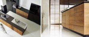 クリナップ「セントロ」のハンドルレスデザイン