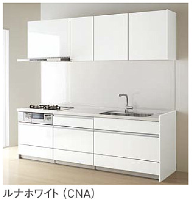 ルナホワイト_クラス3_ステディア_クリナップ扉柄