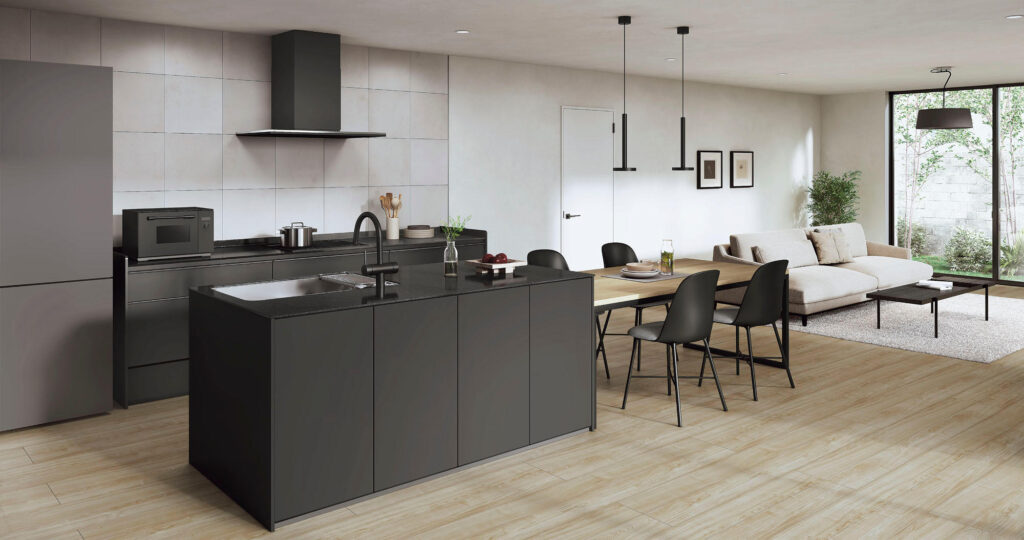 NOCT_ソリッドブラックとダークコンクリート