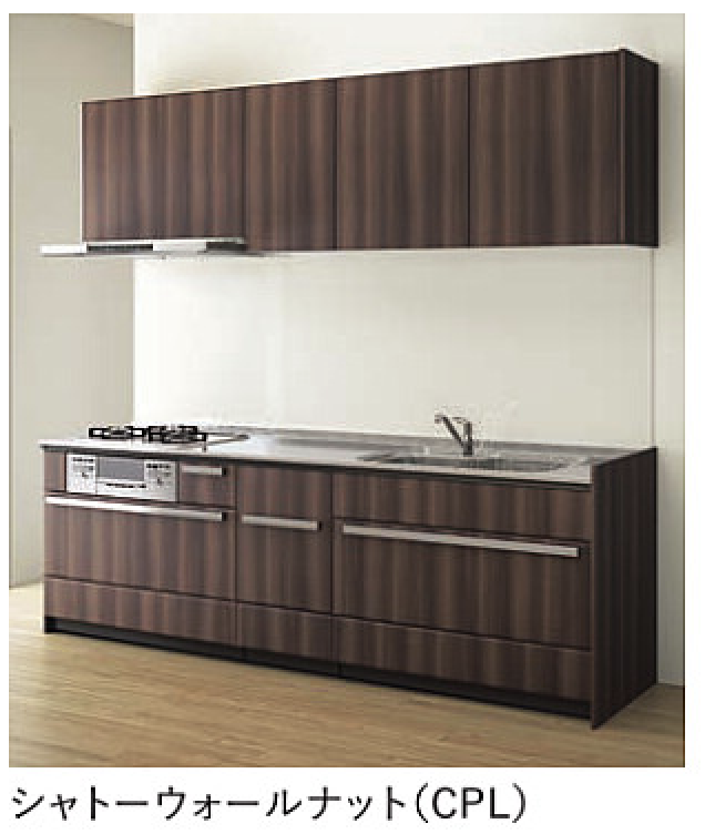 シャトーウォールナット_クラス3_セントロ_クリナップ扉柄