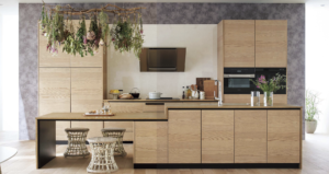 統一感のあるクチュールモカの施工事例_クリナップセントロカタログより