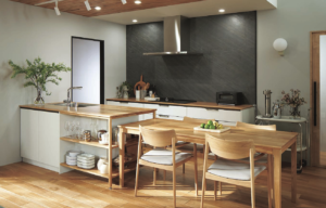 Class3 ミースアッシュ作例_アイランドキッチン