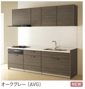 オークグレー_クラス1_ステディア_クリナップ扉柄