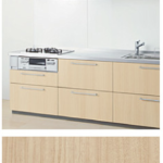 アカシアベージュ_プライスグループ1_扉とコーディネート_キッチンmitteミッテ_TOTOキッチン