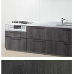 ラスブラックオーク_プライスグループ2_扉とコーディネート_キッチンmitteミッテ_TOTOキッチン