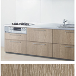 クラフトスモークウッド_プライスグループ3_扉とコーディネート_キッチンmitteミッテ_TOTOキッチン