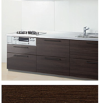 テラダークウッド_プライスグループ3_扉とコーディネート_キッチンmitteミッテ_TOTOキッチン