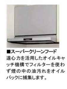 業界初のフィルターレスレンジフード